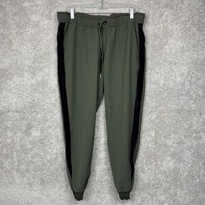 Lululemon On the Fly Jogger Pants Olive Green Women's Size 10 Athleisure/Travel